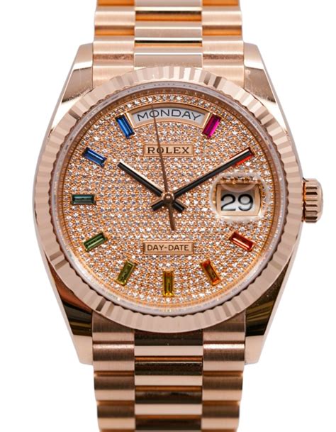 rainbow diamond rolex replica|rolex day date 36 rainbow.